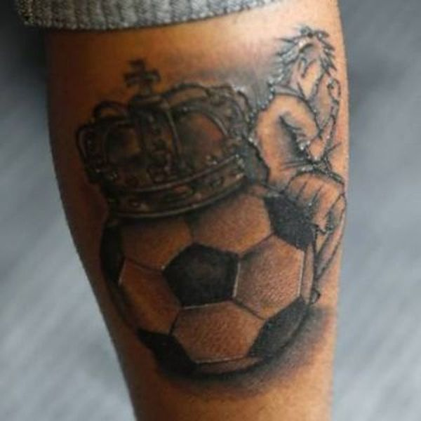   Татуировка „Футбол“.